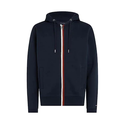 Tommy Hilfiger Solid Zip Hoodie Jacket Blue MW0MW31507-DW5
