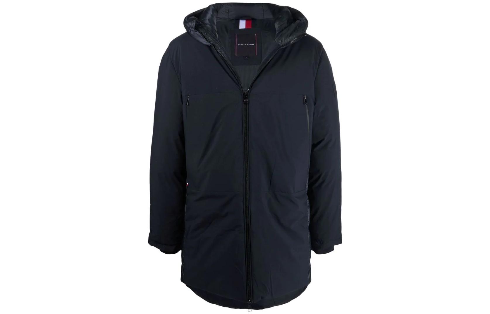 Tommy Hilfiger Solid Zip Hoodie Jacket Men’s - Navy Blue MW0MW19654