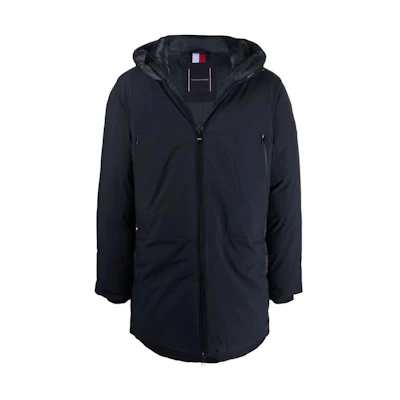 Tommy Hilfiger Solid Zip Hoodie Jacket Men’s - Navy Blue MW0MW19654