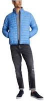 Tommy Hilfiger Solid Zipper Stand-Collar Lightweight Jacket Blue Winter 78J6192-KKY Tommy Hilfiger Solid Zipper Stand-Collar Lightweight Jacket Blue Winter 78J6192-KKY