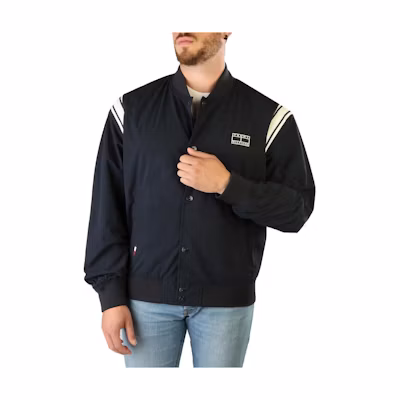 Tommy Hilfiger SS22 Colorblock Baseball Jacket Blue MW0MW26103DW5
