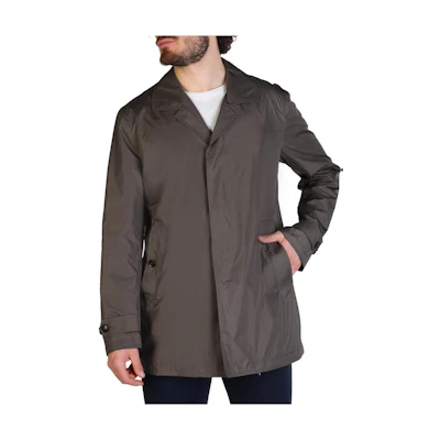 Tommy Hilfiger SS22 Single-Breasted Gray Long-Sleeve Jacket TT0TT02668204