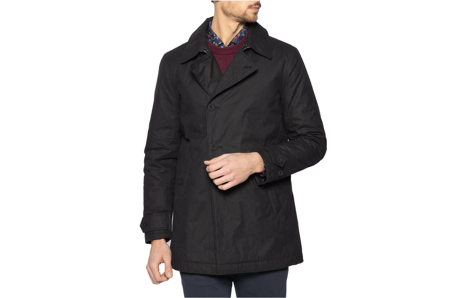 Tommy Hilfiger SS22 Solid Single-Breasted Jacket Menswear Black MW0MW12212DW5