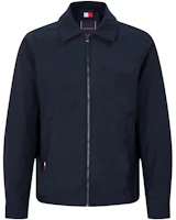 Tommy Hilfiger SS23 Casual Logo Patch Zip Jacket Navy Blue MW0MW29680DW5 Tommy Hilfiger SS23 Casual Logo Patch Zip Jacket Navy Blue MW0MW29680DW5