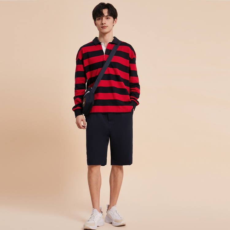 Shop 汤米希尔费格 SS23 拼色条纹卫衣 MW0MW30019