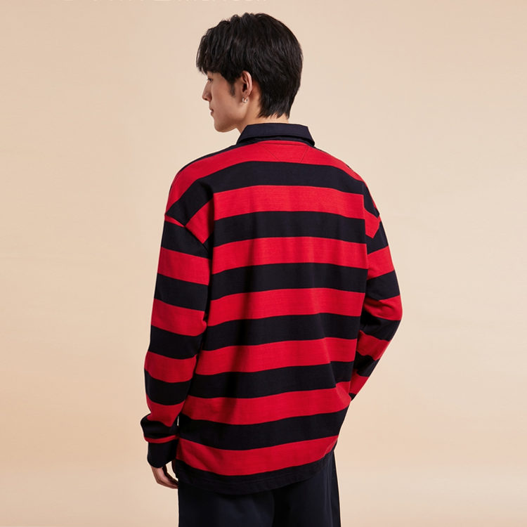 Purchase 汤米希尔费格 SS23 拼色条纹卫衣 MW0MW30019