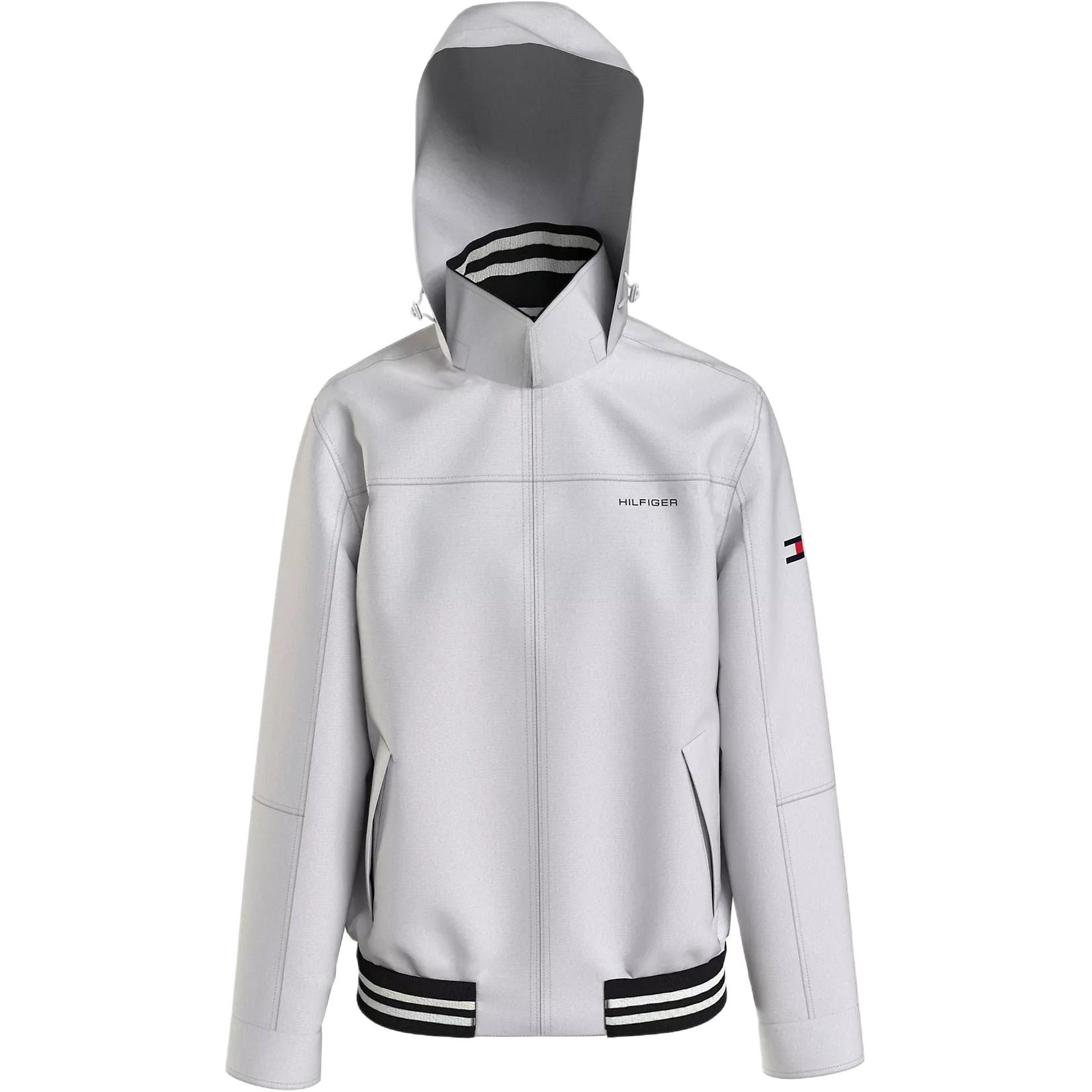 Tommy Hilfiger SS23 Logo Print Loose Jacket Men’s White 7858429-112