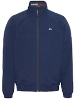 Tommy Hilfiger SS23 Logo Zip-Up Jacket Navy Blue Mens Long Sleeve Outerwear DM0DM14454-C87 Tommy Hilfiger SS23 Logo Zip-Up Jacket Navy Blue Mens Long Sleeve Outerwear DM0DM14454-C87