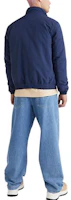 Shop Tommy Hilfiger SS23 Logo Zip-Up Jacket Navy Blue Mens Long Sleeve Outerwear DM0DM14454-C87