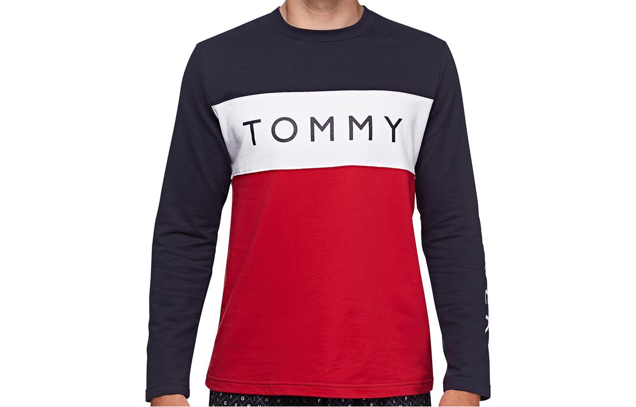 Tommy Hilfiger SS23 Red Crewneck Casual Long Sleeve Sweatshirt 09T3301-410
