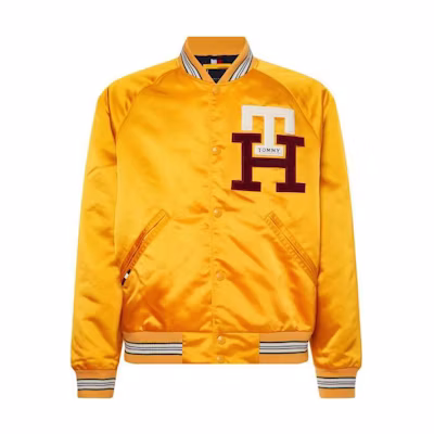 Tommy Hilfiger SS23 Striped Detail Single-Breasted Jacket Yellow MW0MW29017-ZEW