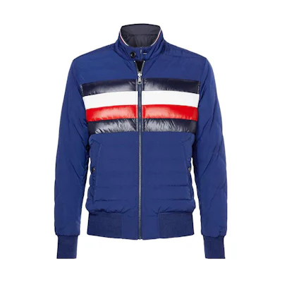 Tommy Hilfiger Stand Collar Large Pocket Jacket Blue MW0MW14033-C7H