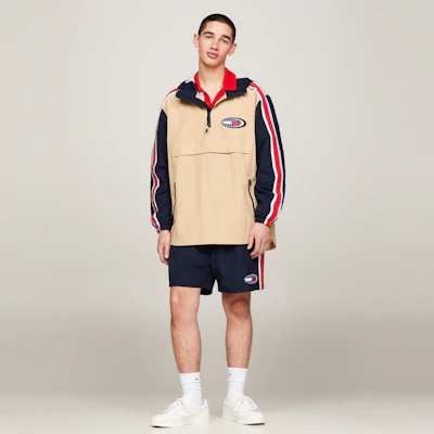 Tommy Hilfiger 街頭風半拉鍊連帽外套 卡其黑 DM0DM19172 Purchase Tommy Hilfiger 街頭風半拉鍊連帽外套 卡其黑 DM0DM19172