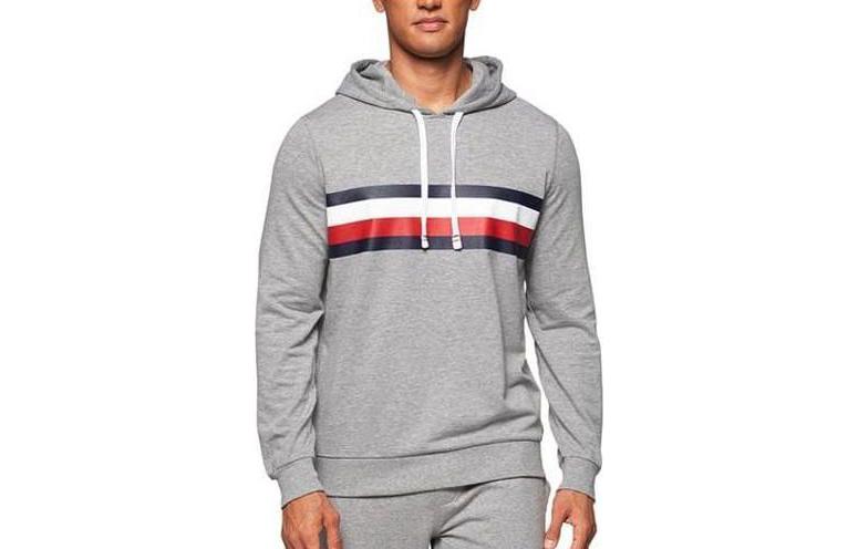 Tommy Hilfiger Striped Hoodie Unisex Long Sleeve Sweatshirt 09T3293004