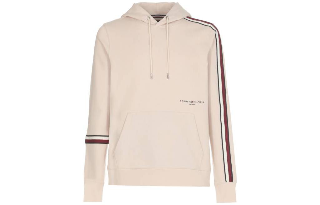 Tommy Hilfiger Striped Letter Print Pullover Hoodie Long Sleeve MW0MW29673AF4