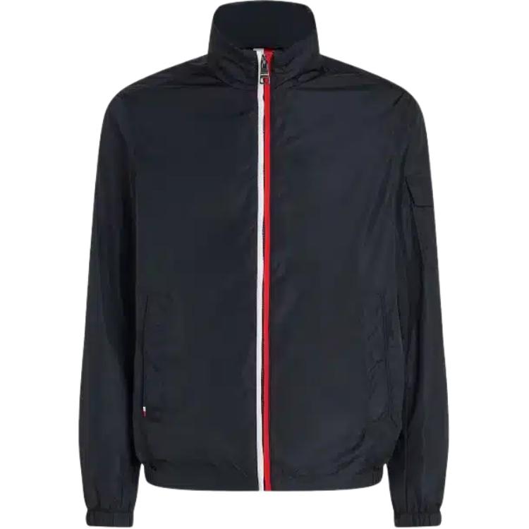 Tommy Hilfiger Striped Zip-Up Jacket Blue MW0MW29945-DW5