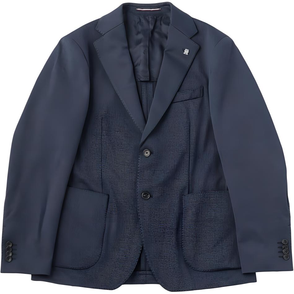 Tommy Hilfiger Tech Jersey Jacket Soft Knit Outerwear Navy Blue TQ00182200-401