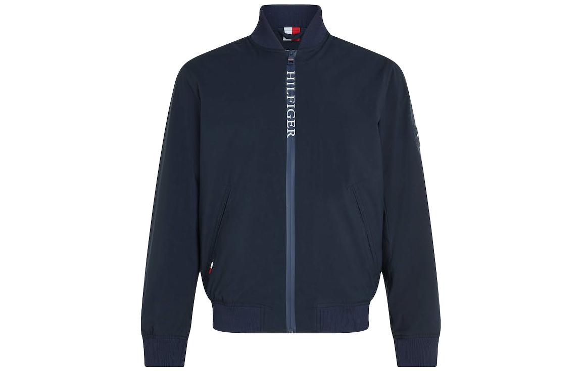 Tommy Hilfiger TH Protect Water Repellent Bomber Jacket Navy Blue MW0MW31338DW5