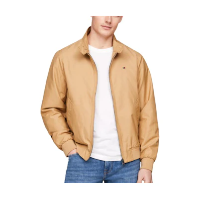 Tommy Hilfiger THWarm Water-Repellent Harrington Jacket Khaki for Men MW35670-RBL