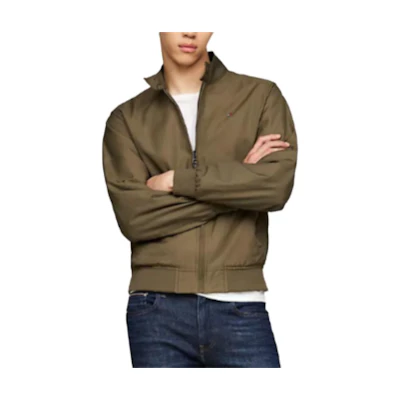 Tommy Hilfiger THWarm Water-Repellent Harrington Jacket Green Long Sleeve MW35670-RBN