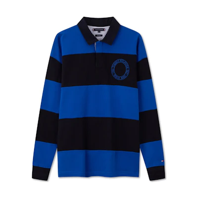 Tommy Hilfiger Unisex American Colorblock Embroidered Polo Sweatshirt. MW0MW32750