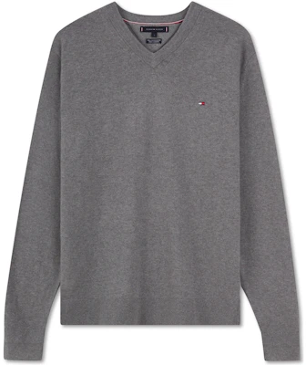 汤米希尔费格男女款羊绒V领修身针织毛衣 MW0MW34117 6