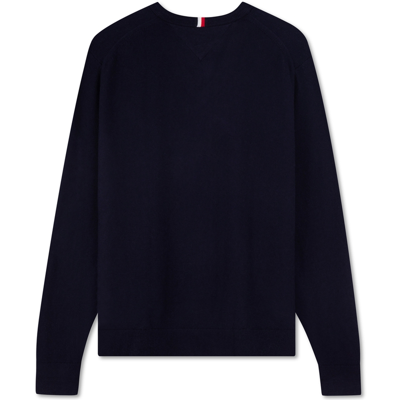 Lookbook 汤米希尔费格男女款羊绒V领修身针织毛衣 MW0MW34117