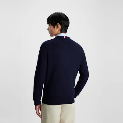 汤米希尔费格男女款羊绒V领修身针织毛衣 MW0MW34117 Purchase 汤米希尔费格男女款羊绒V领修身针织毛衣 MW0MW34117