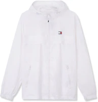 Shop Tommy Hilfiger Unisex Lightweight Retro Hooded Jacket Casual Streetwear DM0DM19789