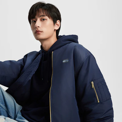 Tommy Hilfiger 男女同款刺繡棒球外套 輕便休閒風 DM0DM17660 Sizing Tommy Hilfiger 男女同款刺繡棒球外套 輕便休閒風 DM0DM17660