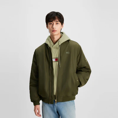 Tommy Hilfiger 男女同款刺繡棒球外套 輕便休閒風 DM0DM17660 2