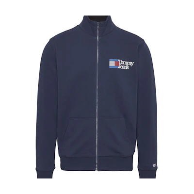 Tommy Hilfiger Versatile Zip-Up Fashion Jacket - Blue DM0DM15690C87
