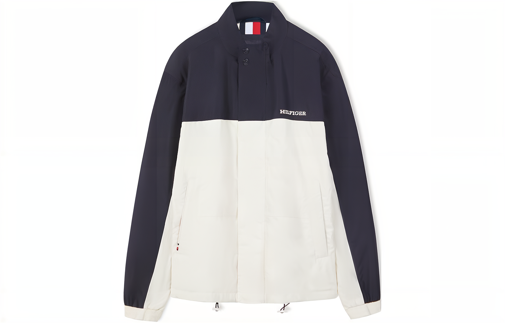 Order Tommy Hilfiger 防水拼色戶外健行外套 男女款 藍白色 MW0MW31650-AC0