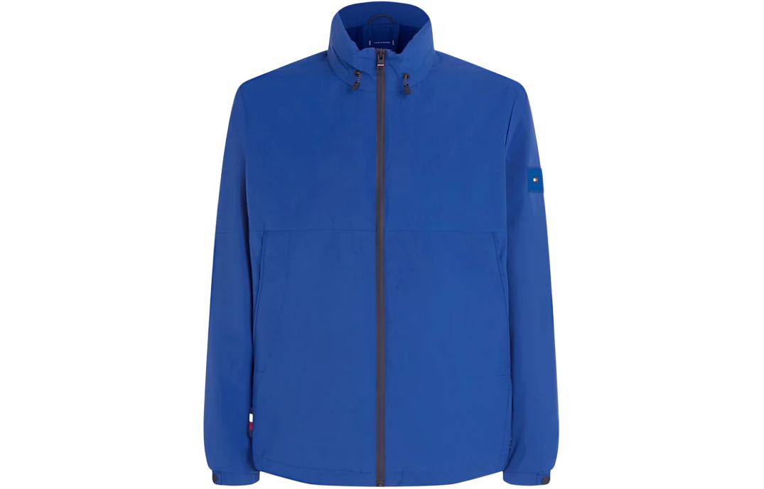 Tommy Hilfiger Water Resistant Packable Portland Jacket Blue Long Sleeve MW34454-C5J