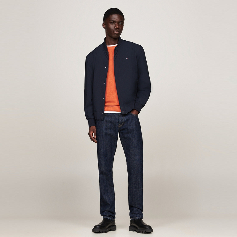 Sizing Tommy Hilfiger 防水商務休閒棒球領飛行夾克 MW0MW36665