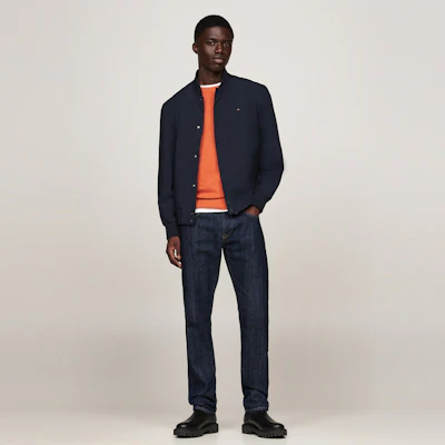 Tommy Hilfiger 防水商務休閒棒球領飛行夾克 MW0MW36665 Sizing Tommy Hilfiger 防水商務休閒棒球領飛行夾克 MW0MW36665