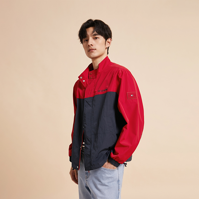 Sizing Tommy Hilfiger 防水拼色Logo戶外運動外套 MW0MW31650