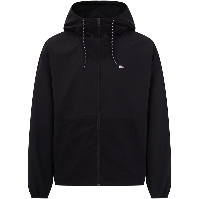 Tommy Hilfiger Waterproof Outdoor Printed Hooded Jacket Black DM0DM16433BDS