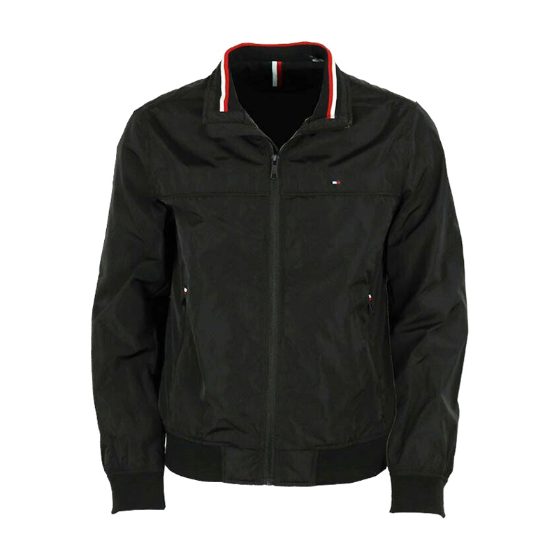Tommy Hilfiger Windbreaker Stylish Zipper Stand Collar Jacket 159AP406