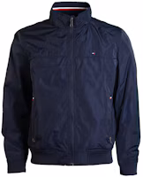 Shop Tommy Hilfiger Windbreaker Stylish Zipper Stand Collar Jacket 159AP406