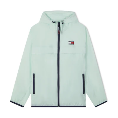 Tommy Hilfiger Windproof Water-Resistant Packable Outdoor Hooded Jacket DM0DM16584-LXW