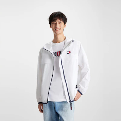 Tommy Hilfiger 防風防水可收納連帽戶外夾克 DM0DM16584-LXW 7