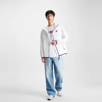 Tommy Hilfiger 防風防水可收納連帽戶外夾克 DM0DM16584-LXW 9