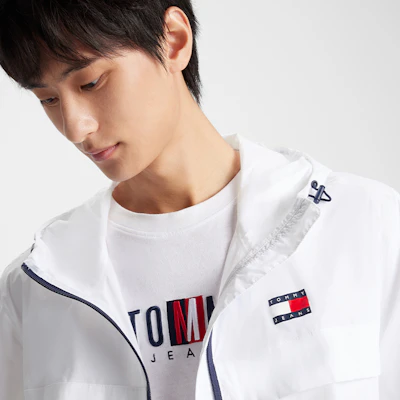 Tommy Hilfiger 防風防水可收納連帽戶外夾克 DM0DM16584-LXW 10