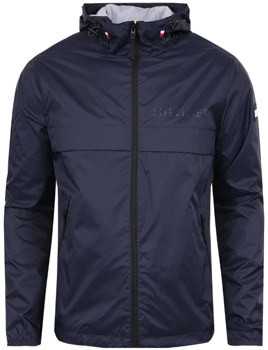 tommy-hilfiger-windproof-waterproof-classic-solid-hooded-jacket-153-an-883-nvy-blk