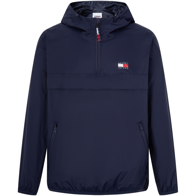 Tommy Hilfiger Windproof Waterproof Packable Navy Hooded Jacket DM0DM15906C87