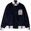 Order Tommy Hilfiger x CLOT SS24 Jaket Navy Unisex Warna Blok Kolar Baseball. MW0MW34794