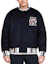 Details for Tommy Hilfiger x CLOT SS24 Jaket Navy Unisex Warna Blok Kolar Baseball. MW0MW34794