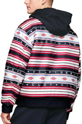 Tommy Hilfiger x CLOT SS24 Jaket Navy Unisex Warna Blok Kolar Baseball. MW0MW34794 Sizing Tommy Hilfiger x CLOT SS24 Jaket Navy Unisex Warna Blok Kolar Baseball. MW0MW34794