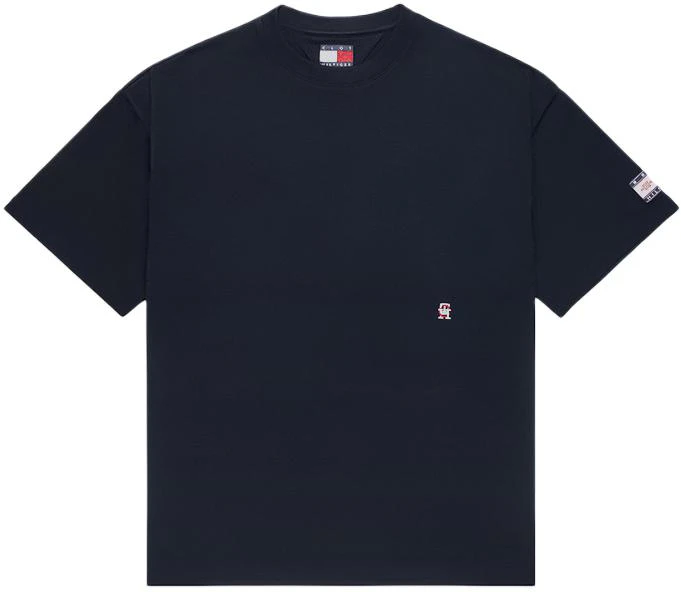 tommy-hilfiger-x-clot-ss-24-letter-print-tee-navy-unisex-crewneck-t-shirt-clte-23-f35584